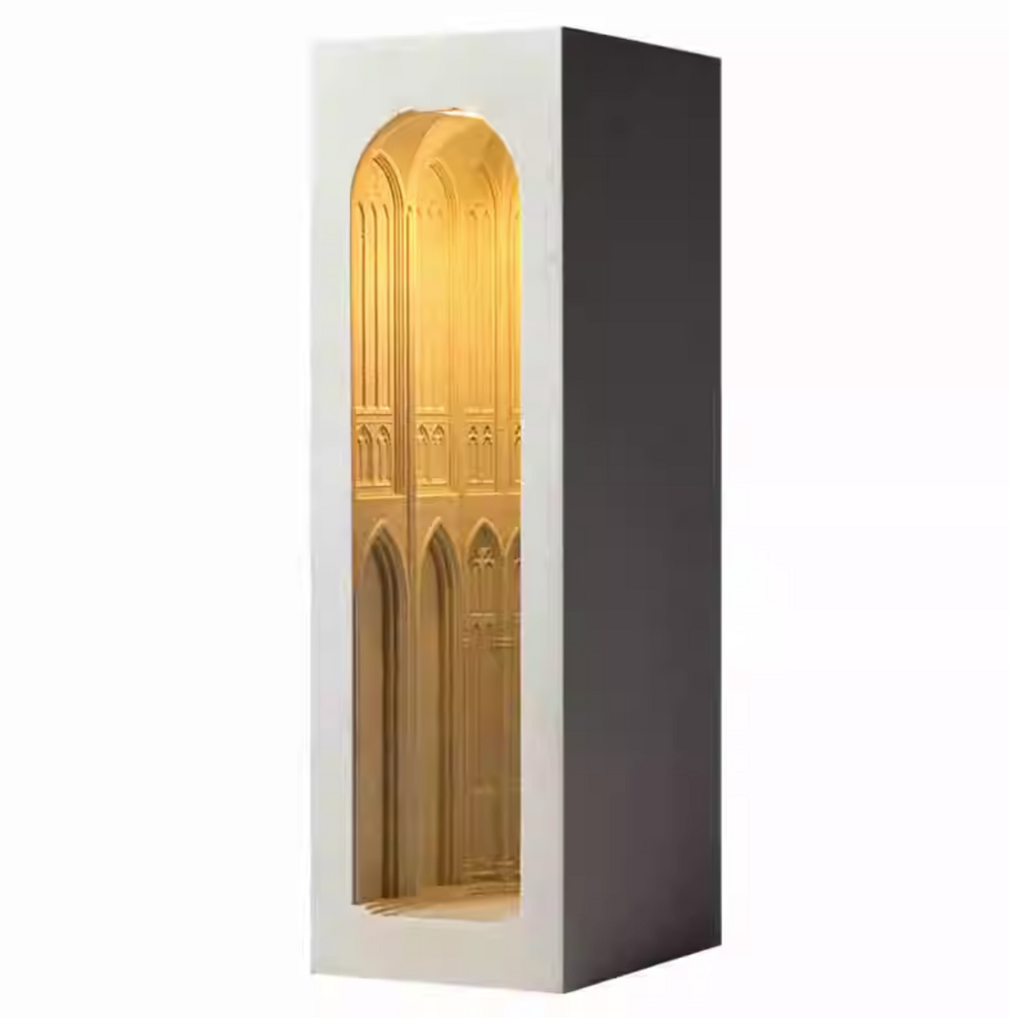 Catalan Music Hall night light: architecture cement ornament bedside lamp