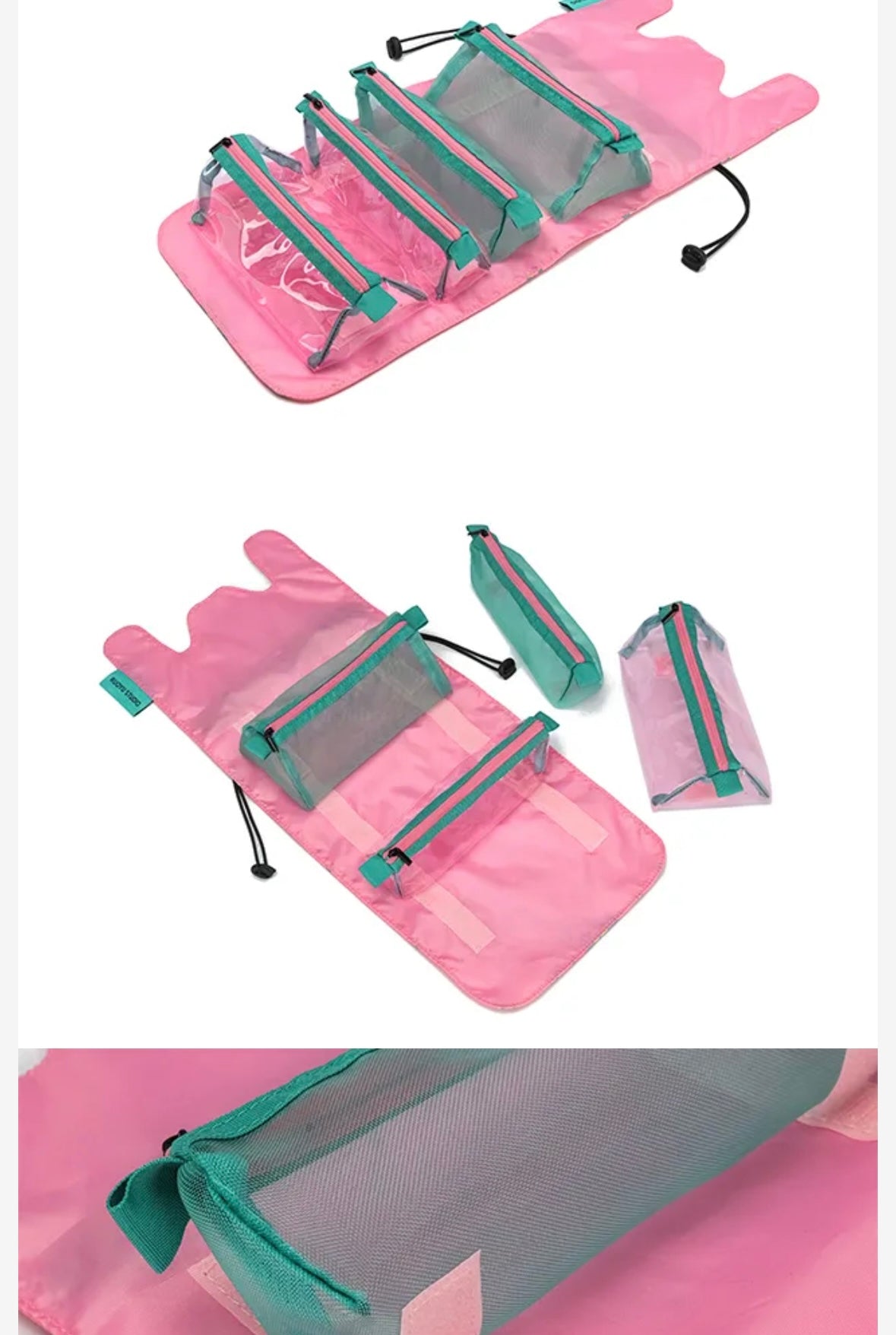 Voyager's Vault: Elegant Large-Capacity Travel Toiletry Organizer